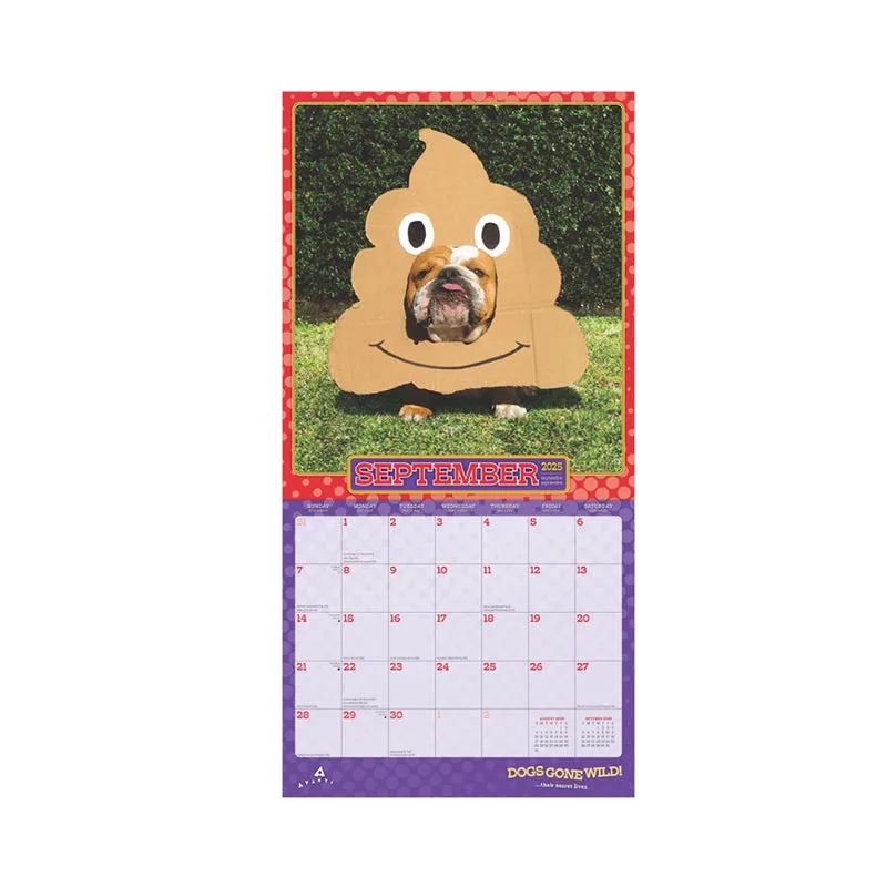 2025 Corgi Monthly Square Wall Calendar