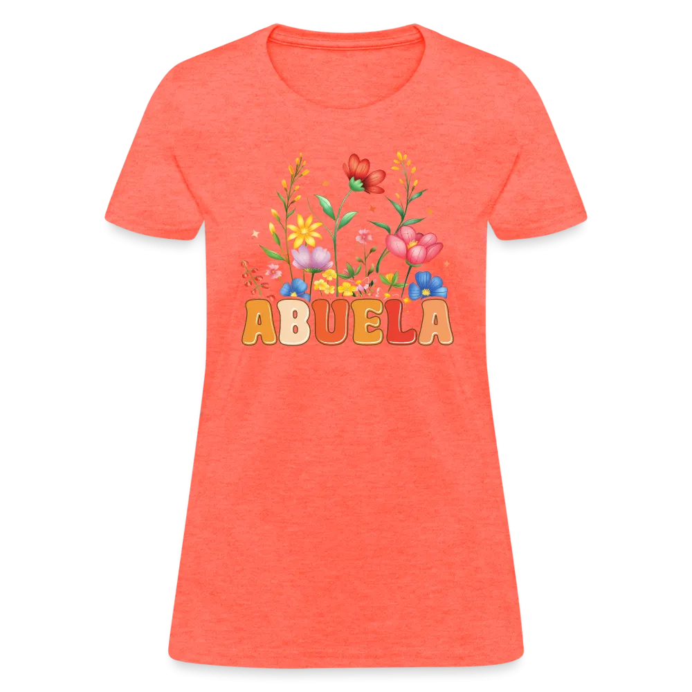 Abuela Women's T-Shirt with Floral Design