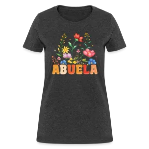 Abuela Women's T-Shirt with Floral Design