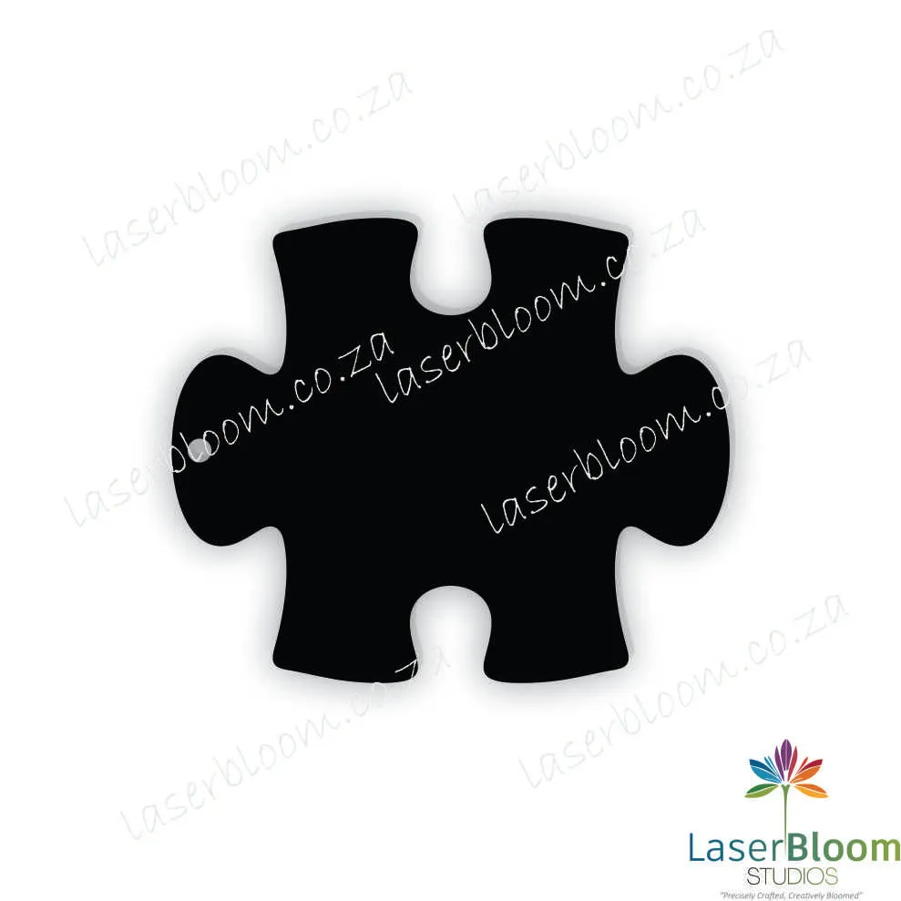 Acrylic Blank Clear Puzzle Piece-Select Your Thickness (1.5mm, 2mm, 3mm)