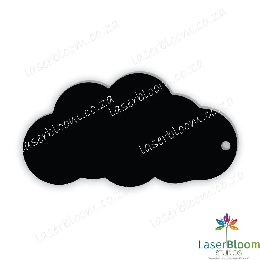 Acrylic Blank Cloud- Select Your Thickness (1.5mm, 2mm, 3mm)