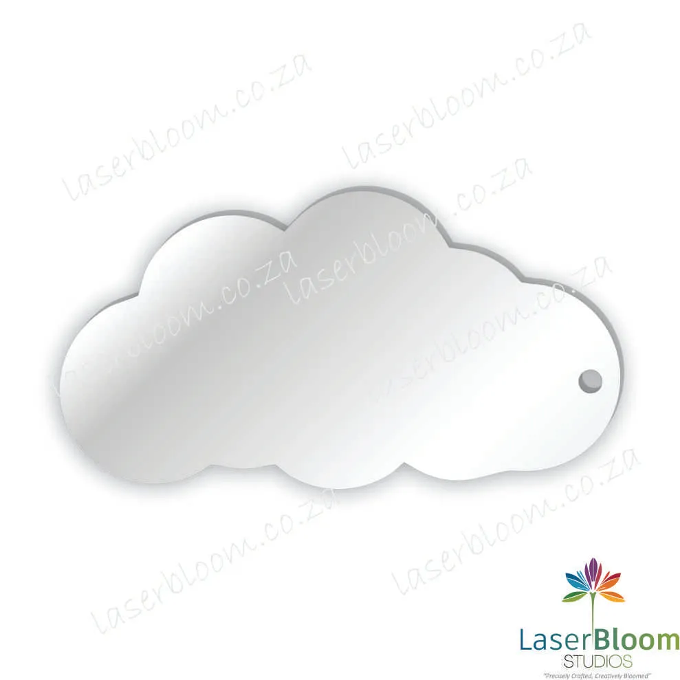 Acrylic Blank Cloud- Select Your Thickness (1.5mm, 2mm, 3mm)