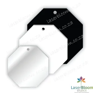 Acrylic Blank Octagon- Select Your Thickness (1.5mm, 2mm, 3mm)