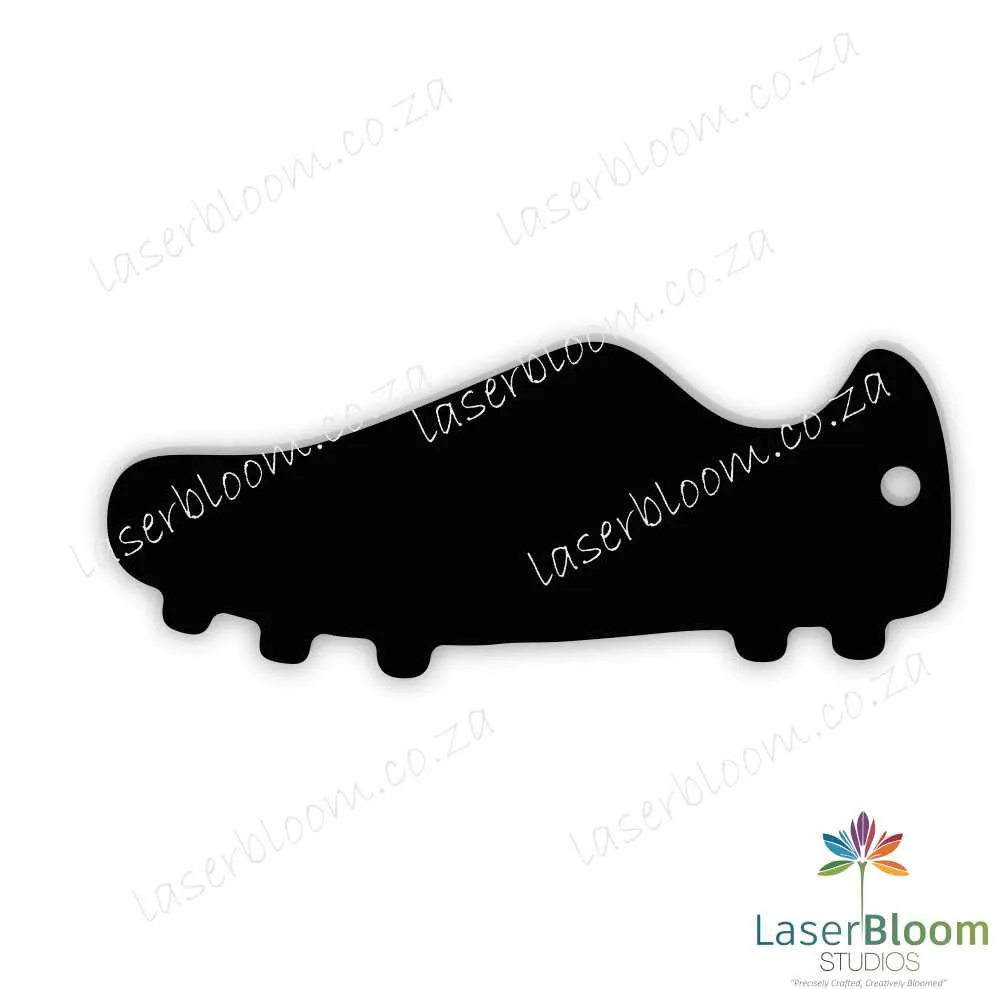 Acrylic Blank Rugby Boot- Select Your Thickness (1.5mm, 2mm, 3mm)