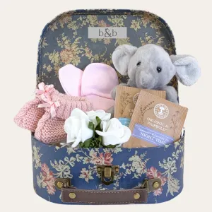 Baby Girl Gift Keepsake Hamper, Precious Pink Little One