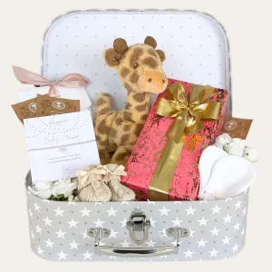 Baby Shower Gifts Trunk Hamper Gorgeous Giggling Giraffe