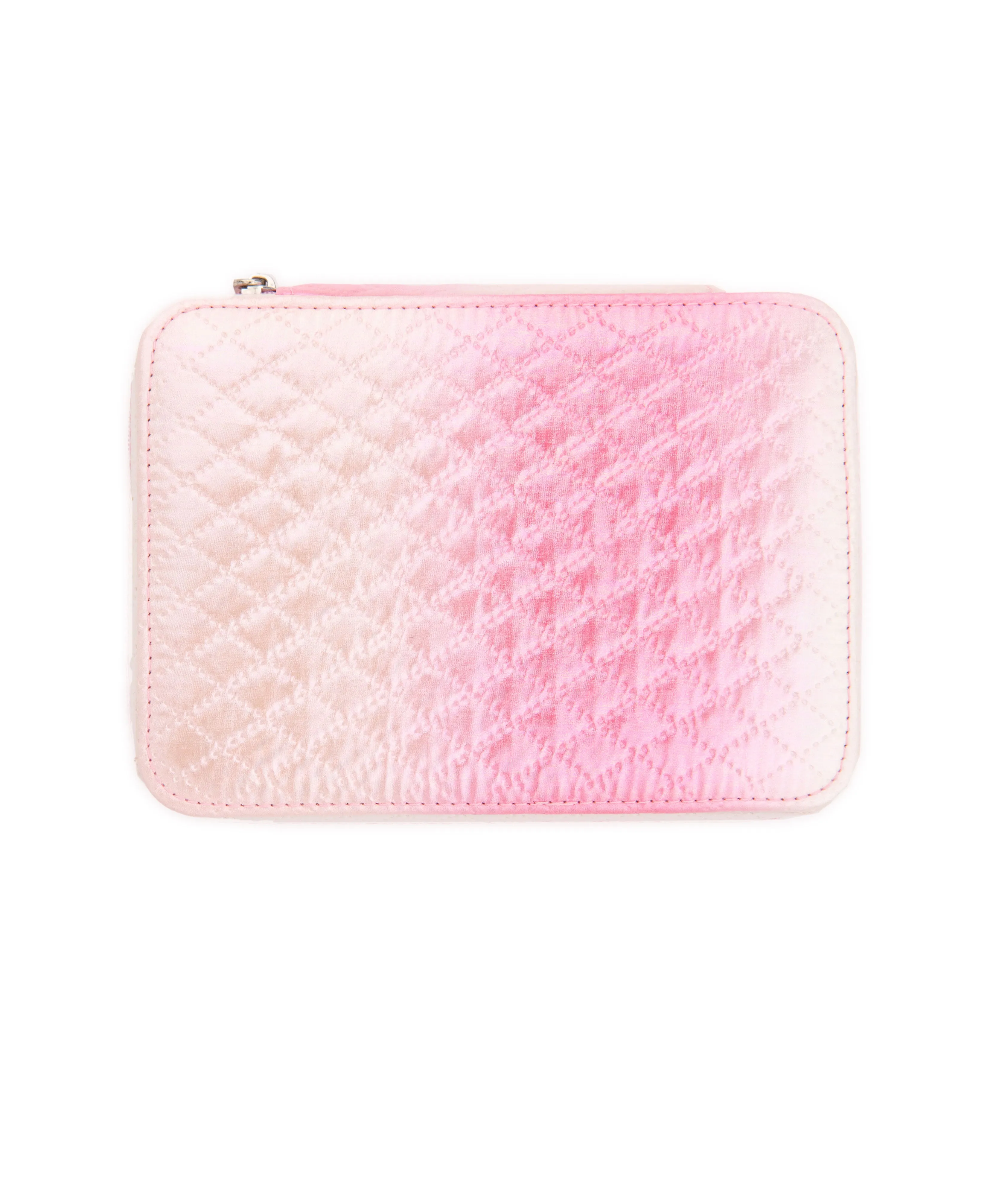 Bari Lynn Jewelry Box Pink Quilted