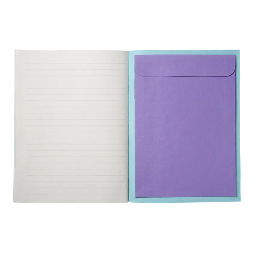 Blue Glitter Notebook