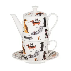 Canine Capers Puppers Tea Pot For One