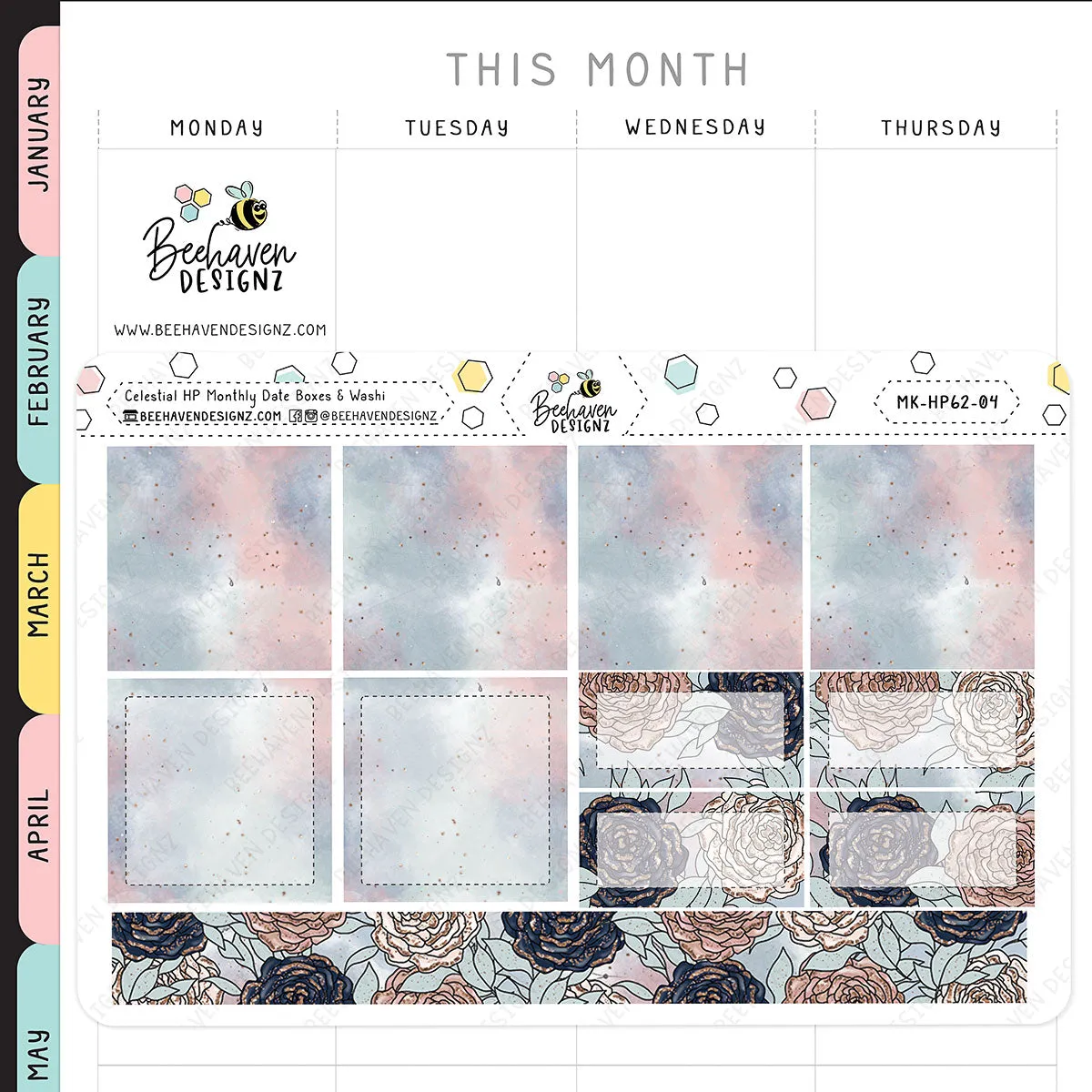 Celestial Happy Planner Monthly Kit