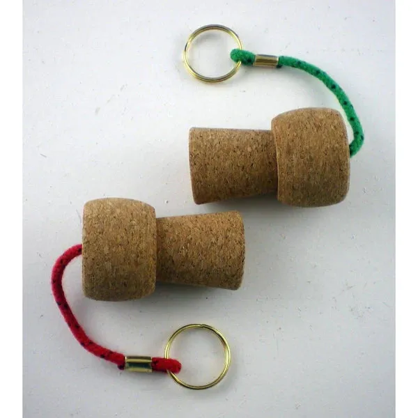 Champagne Cork Keyring