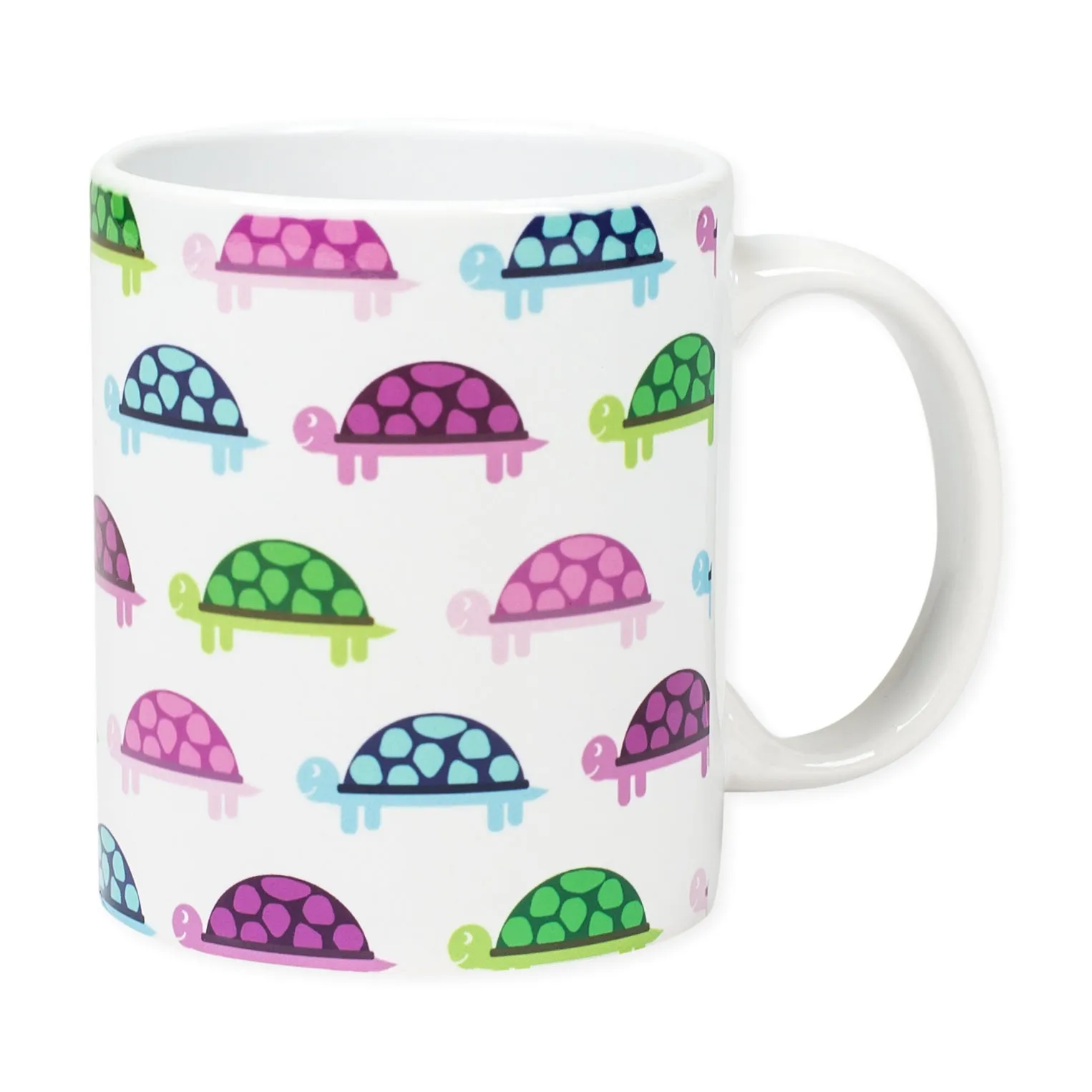 Colorful Turtles 11 Ounce Ceramic Coffee Mug