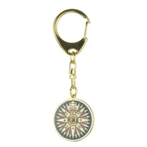 Compass Rose Keyring