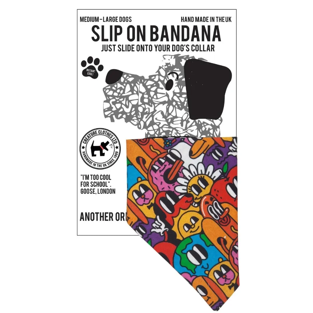 Creature Clothes Slip On Bandana Cartoon Monsters