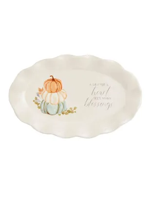 Eat Sentiment Plate by Mud Pie