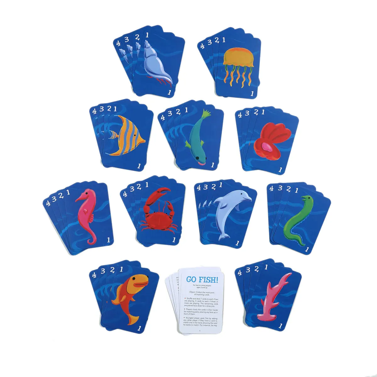 eeboo colour go fish playing cards