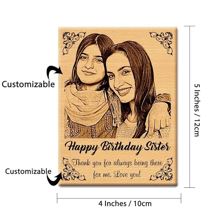 Engrave India Personalized Gift Customise wooden frame For Every occasion to gift your Love One 6_4