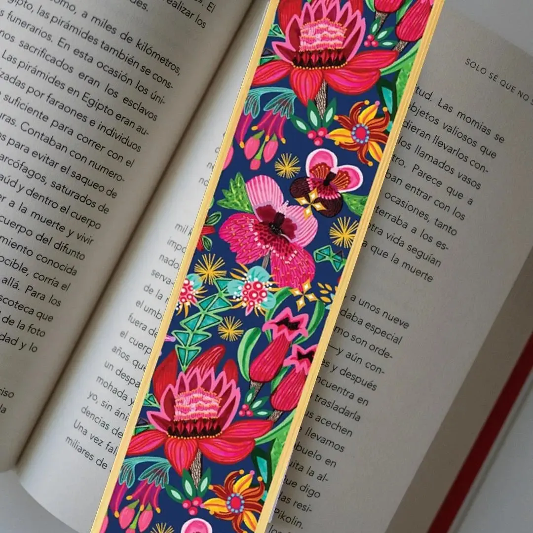 Festive Waratahs Australian Wooden Bookmark