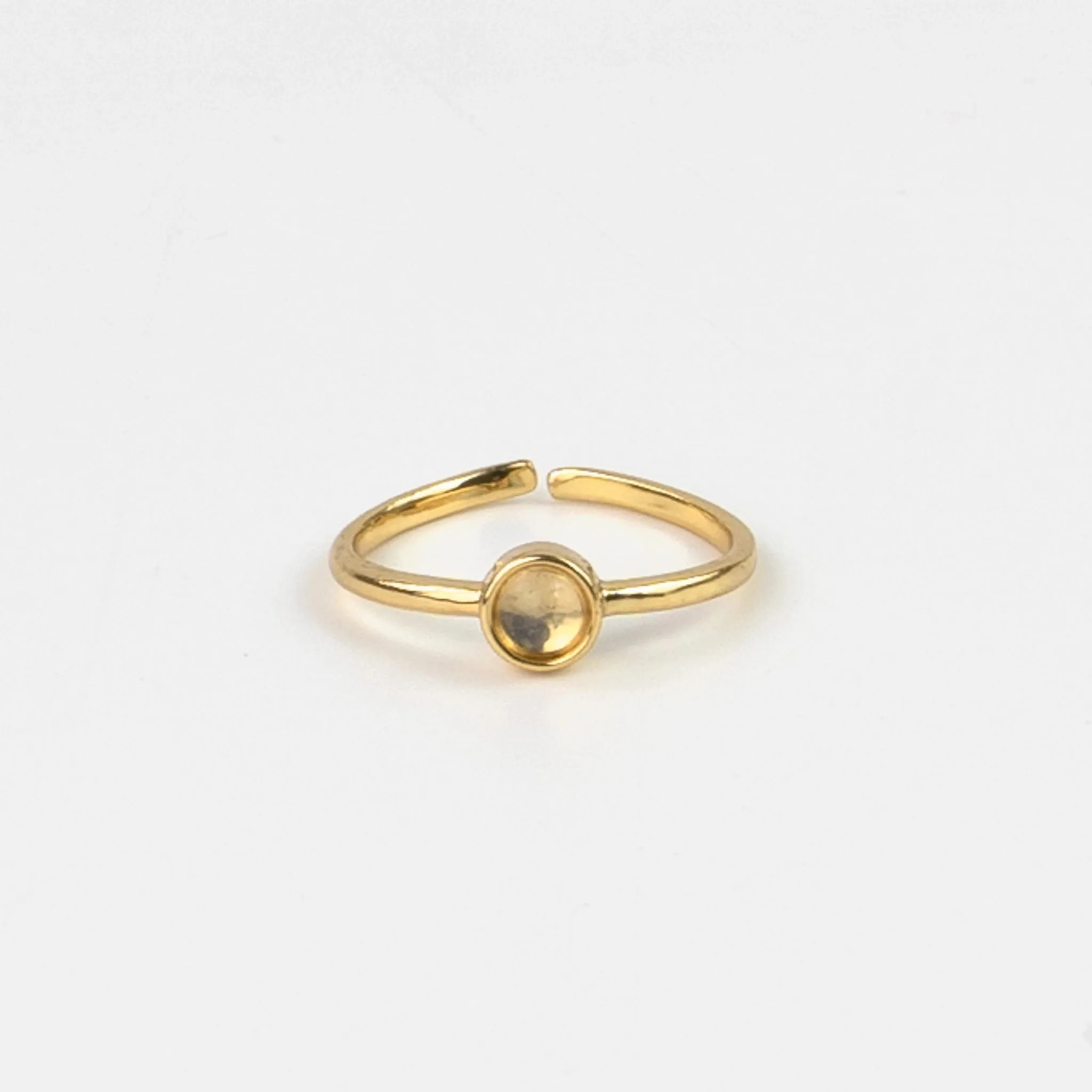 Gemstone Adjustable Ring