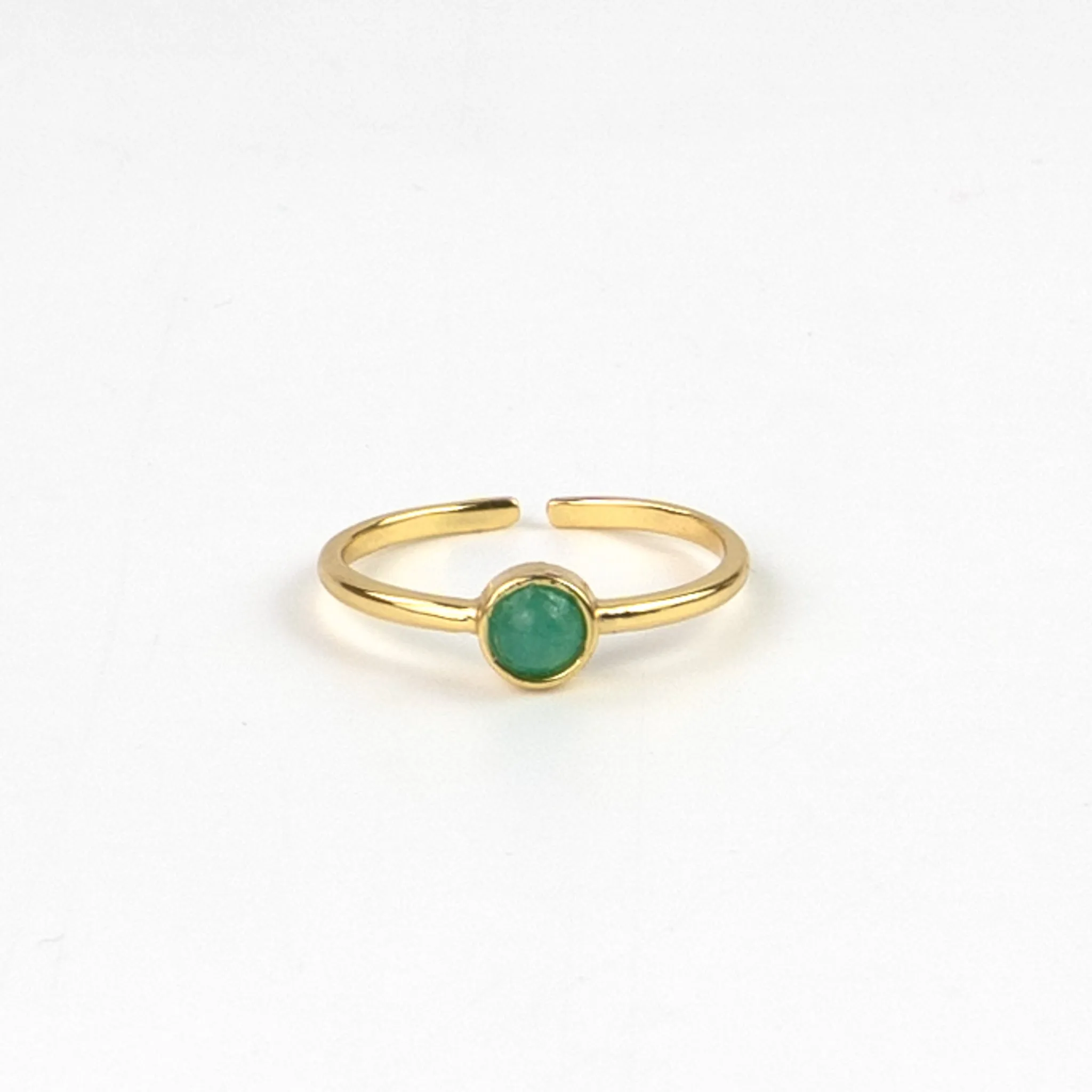 Gemstone Adjustable Ring