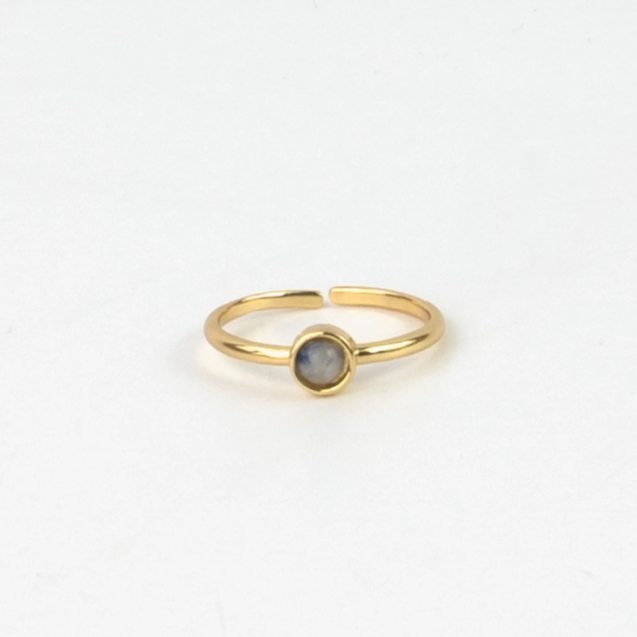 Gemstone Adjustable Ring