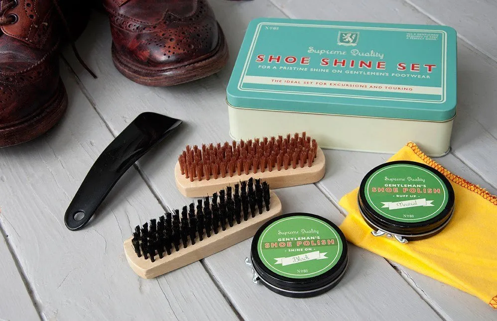 Gentleman's Shoe Shine Kit