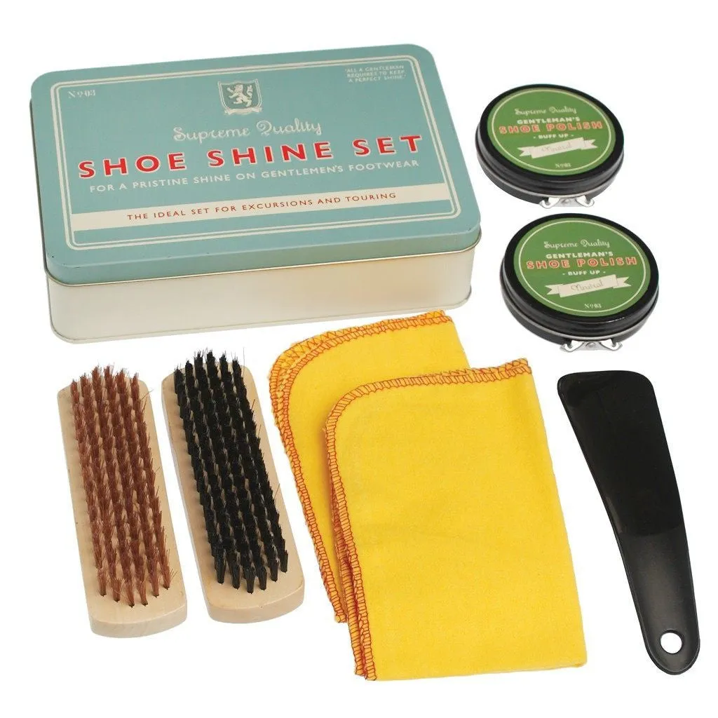 Gentleman's Shoe Shine Kit