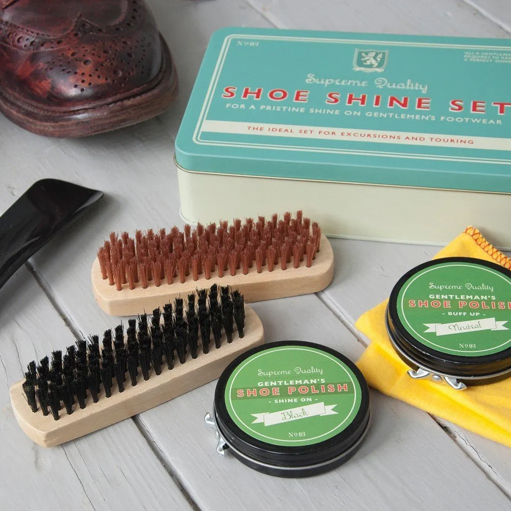 Gentleman's Shoe Shine Kit