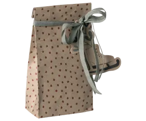 Gift bag, Polka red - Micro