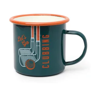 Golf Design Enamel Gift Mug