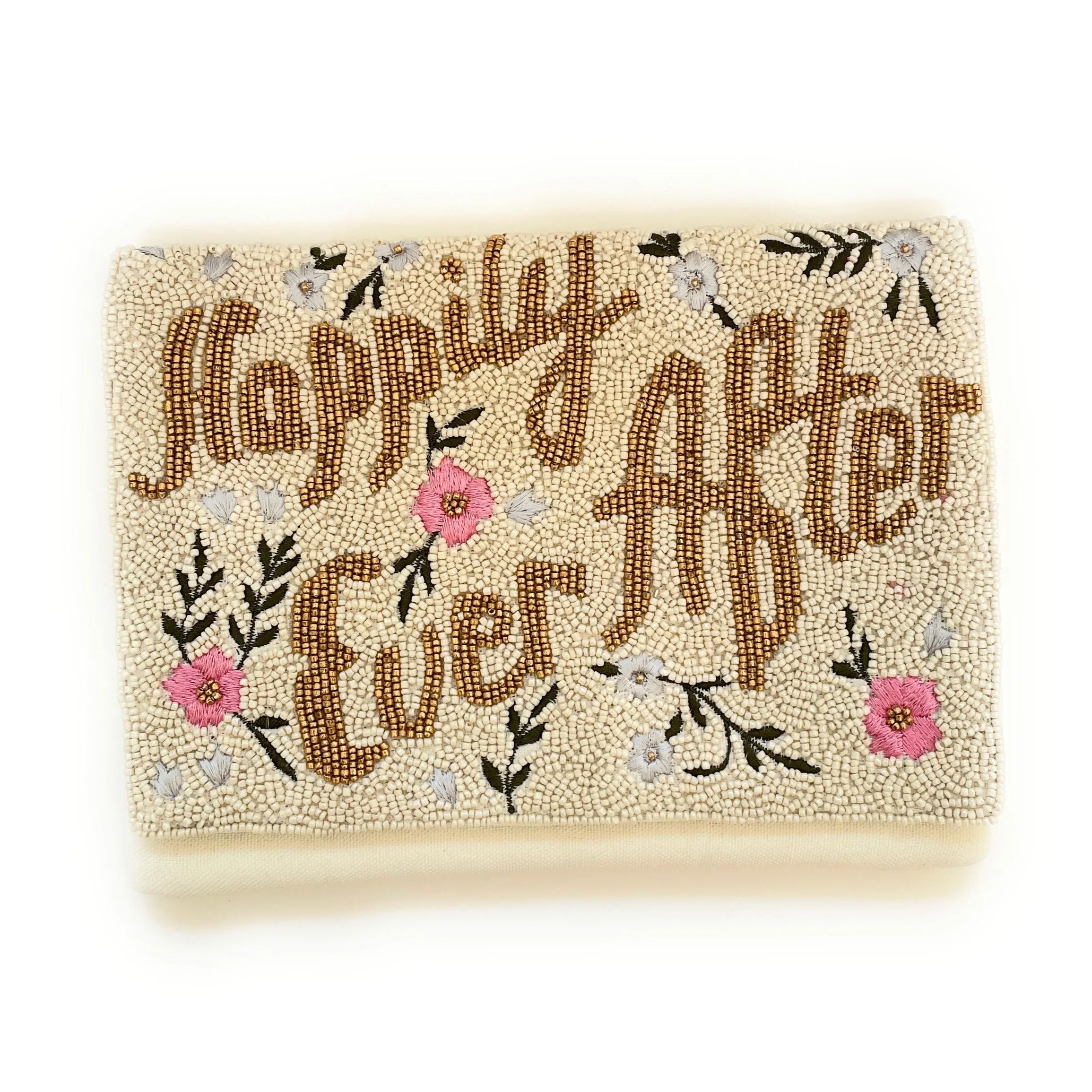 Happily Ever After Beaded Clutch Purse