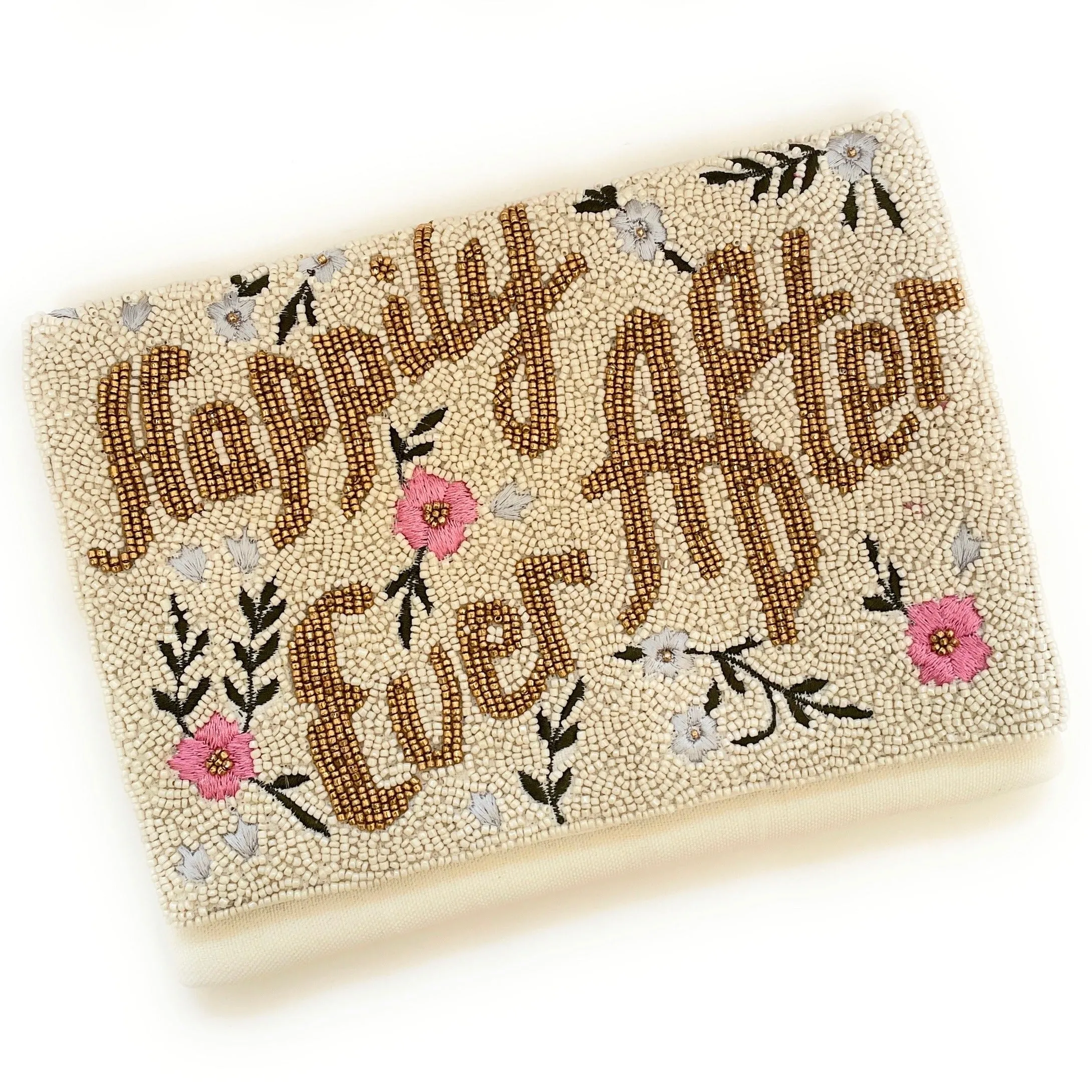 Happily Ever After Beaded Clutch Purse