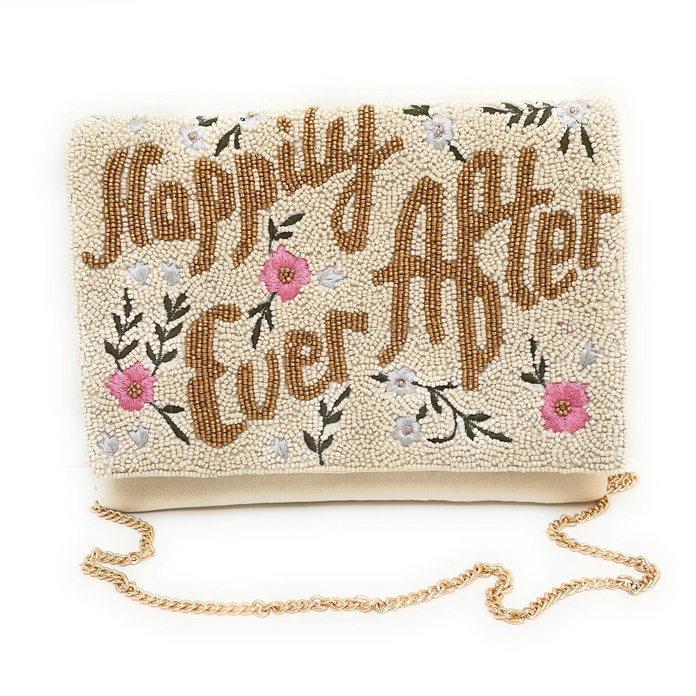 Happily Ever After Beaded Clutch Purse