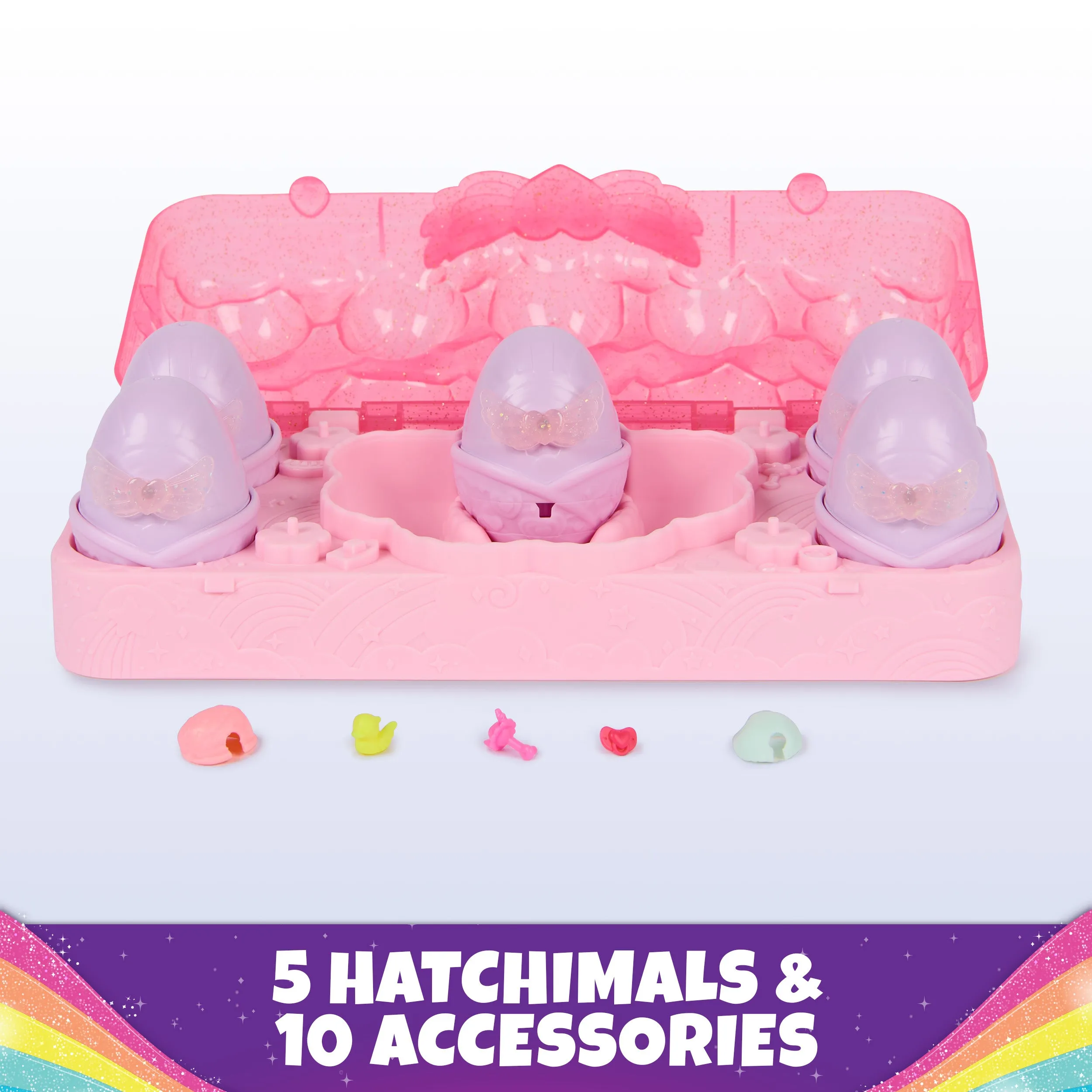 Hatchimals Alive! Rainbow Splash Egg Carton