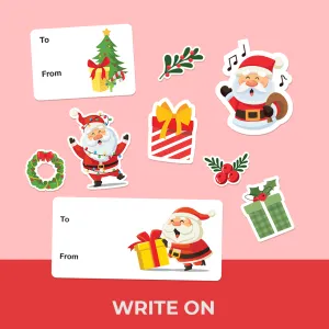 Holly Jolly Christmas - Name Tags