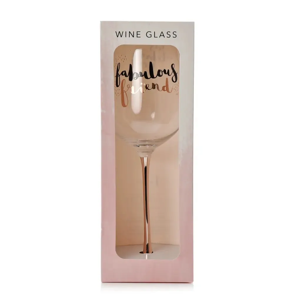 Hotchpotch Luxe Wine Glass - Fabulous Friend