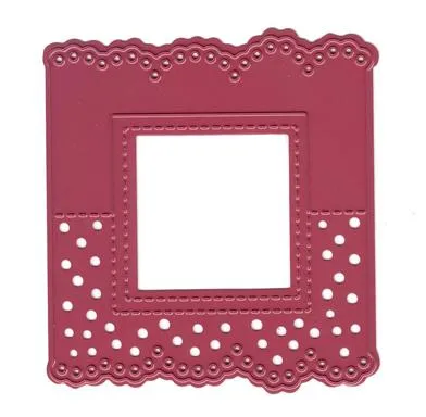 Joy! Crafts Cutting & Embossing Die Header Card -square