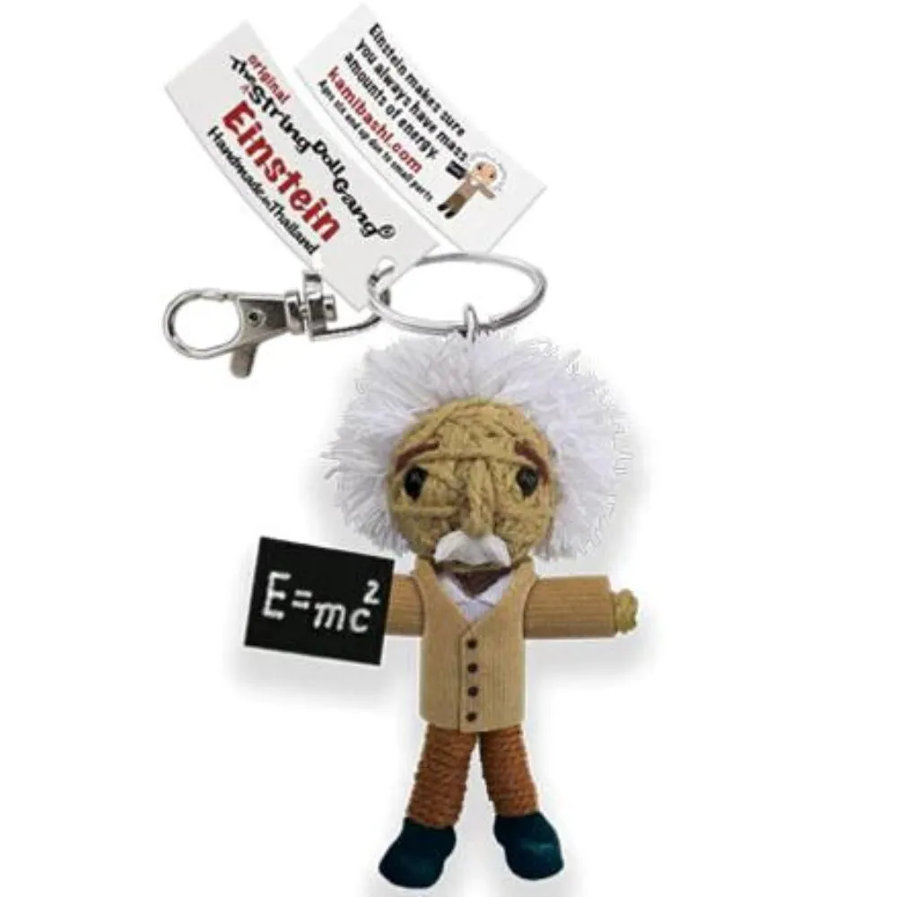 Kamibashi String Doll Keychain - Einstein