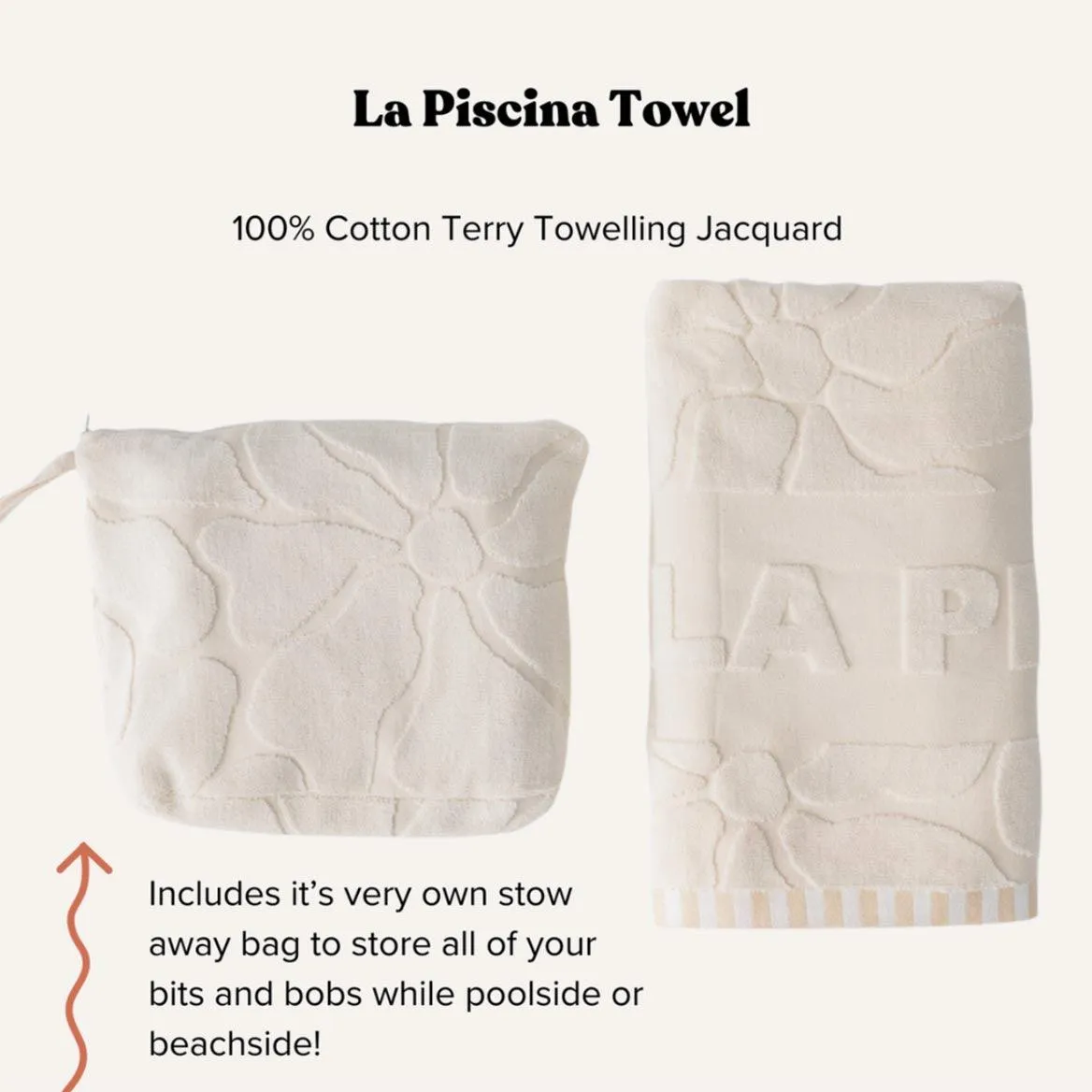 La Piscina Towel | Lilac