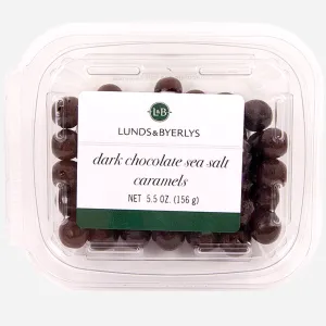 L&B Dark Chocolate Sea Salt Caramels 5.5 oz