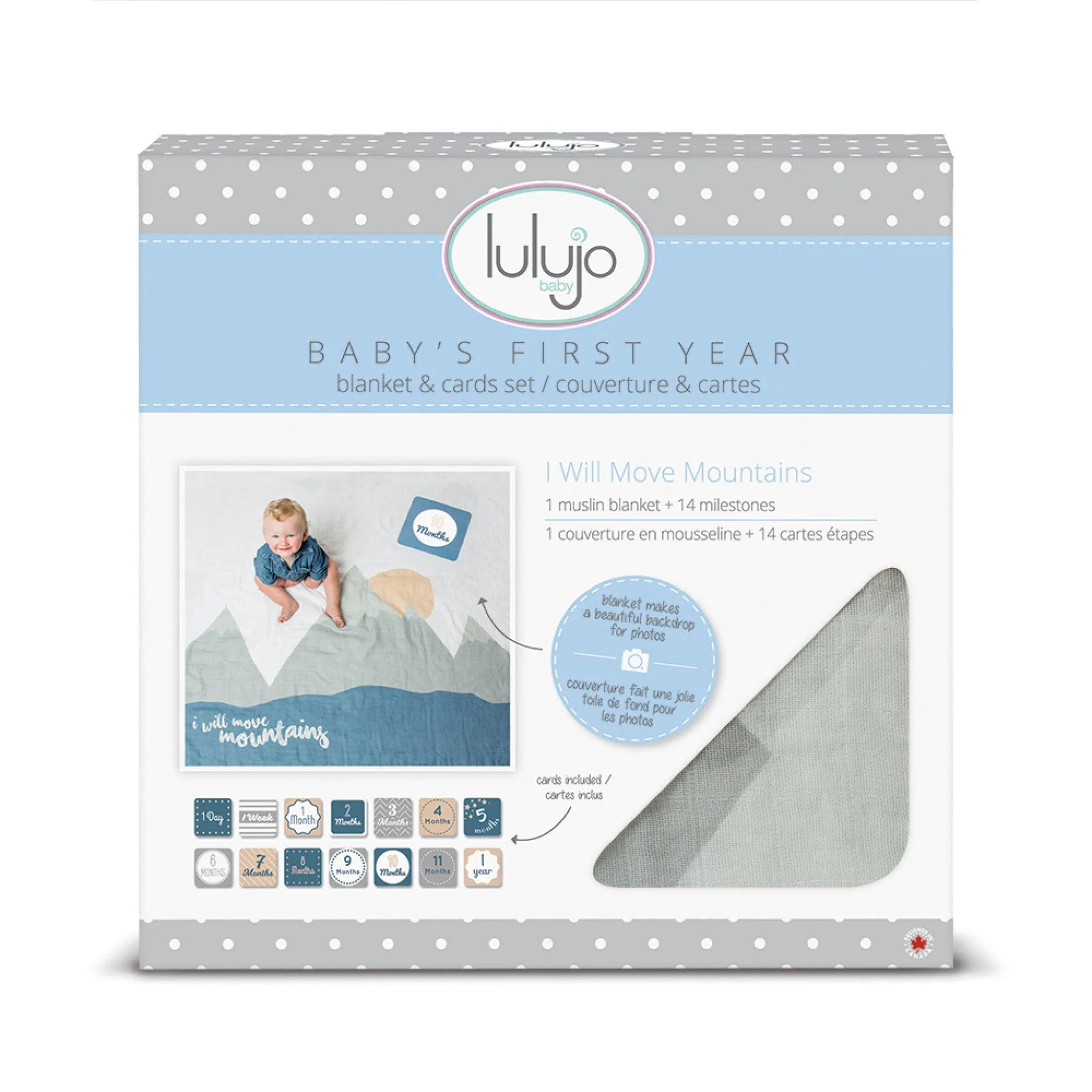 Lulujo Blanket & Cards Set