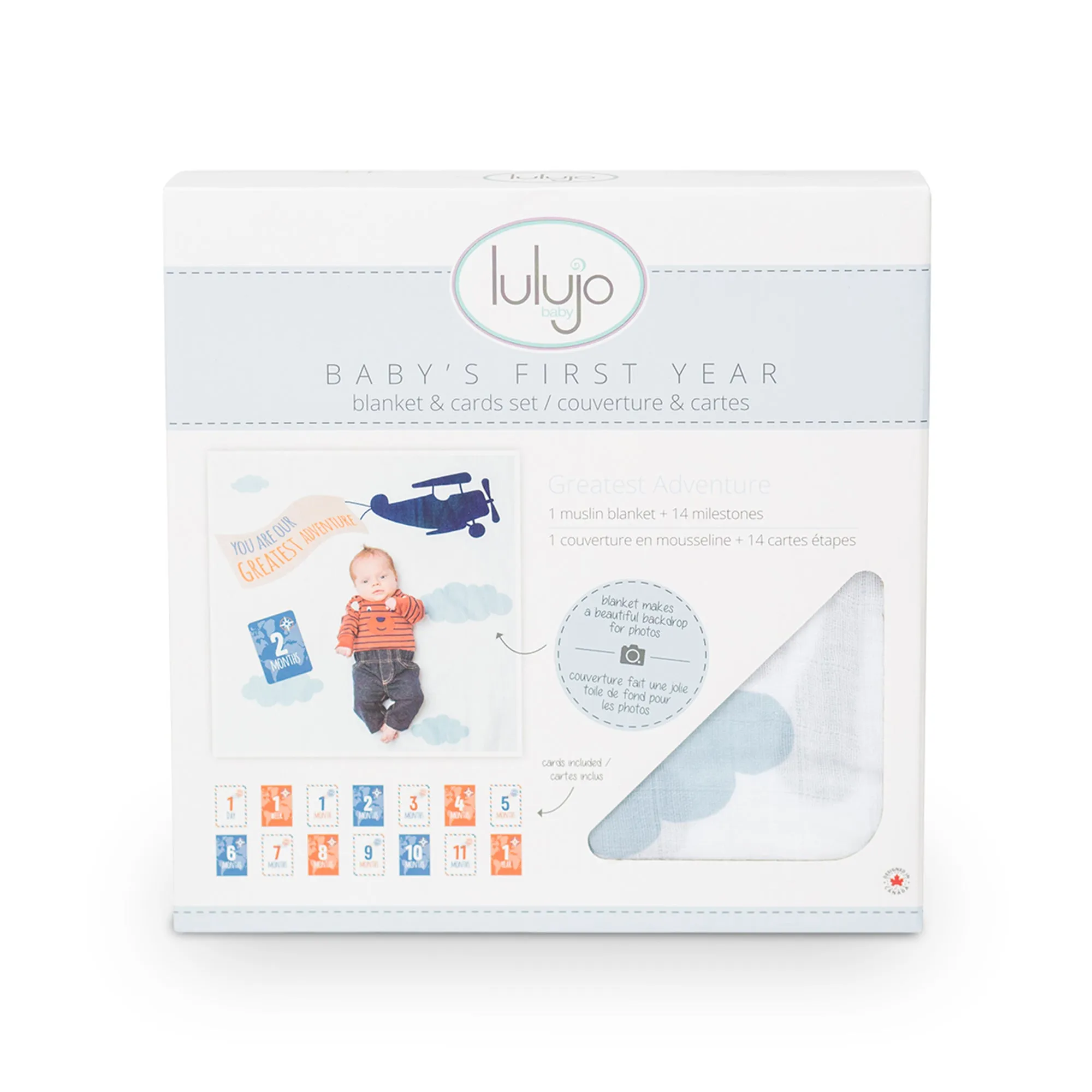 Lulujo Blanket & Cards Set