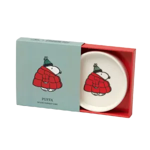 Magpie Gifts Peanuts Snoopy Round Trinket Dish - Puffa