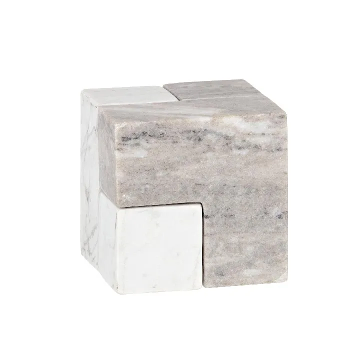 Marble Bloc Bookends