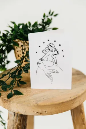 Mermaid Greeting Card