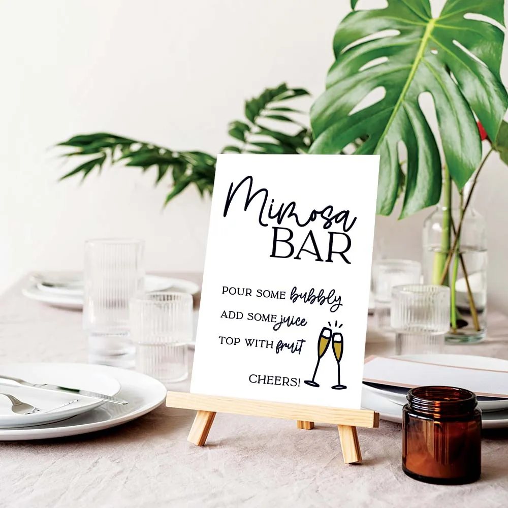 Mimosa Bar Bridal Shower Bar Sign