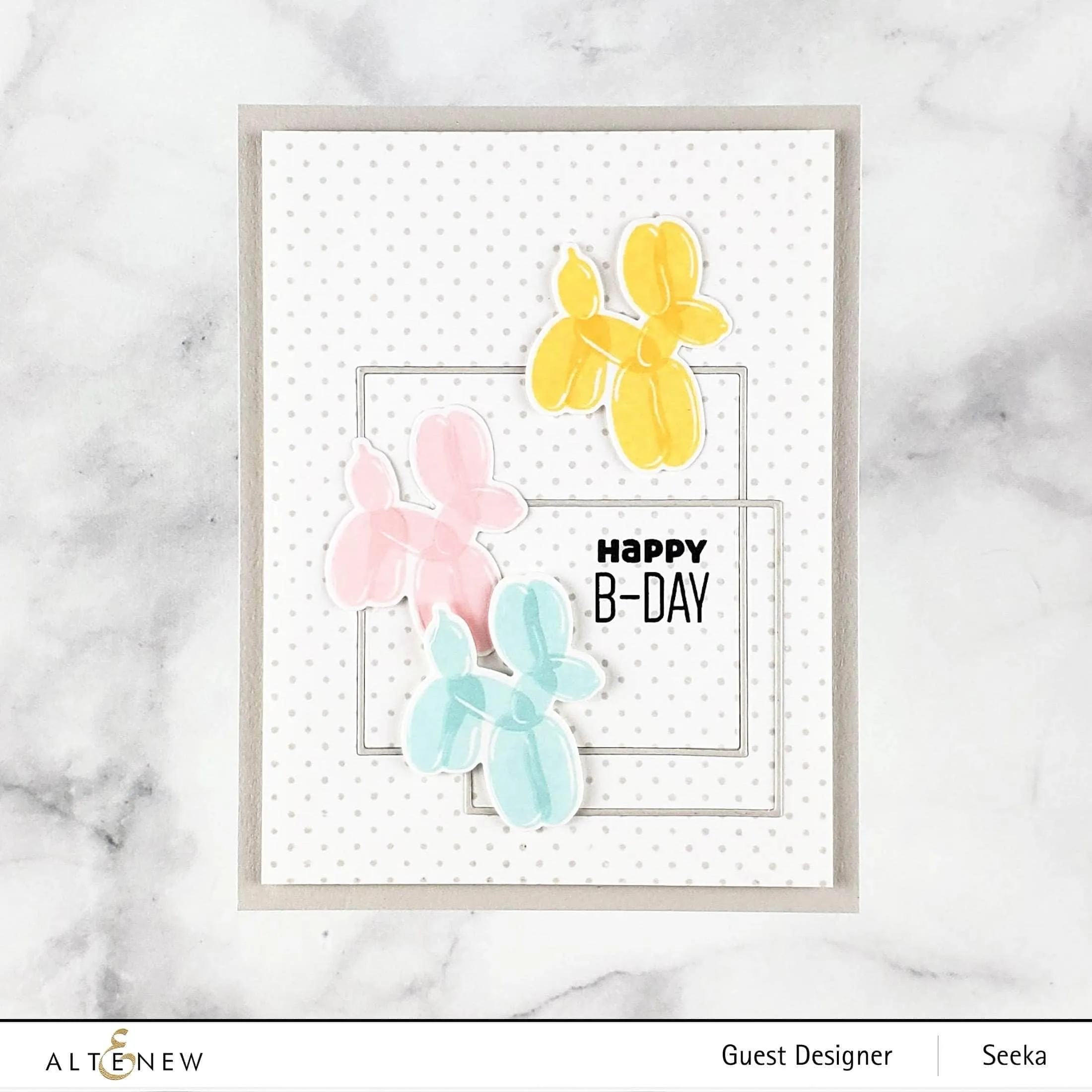 Mini Delight: Happy Birthday Stamp & Die Set