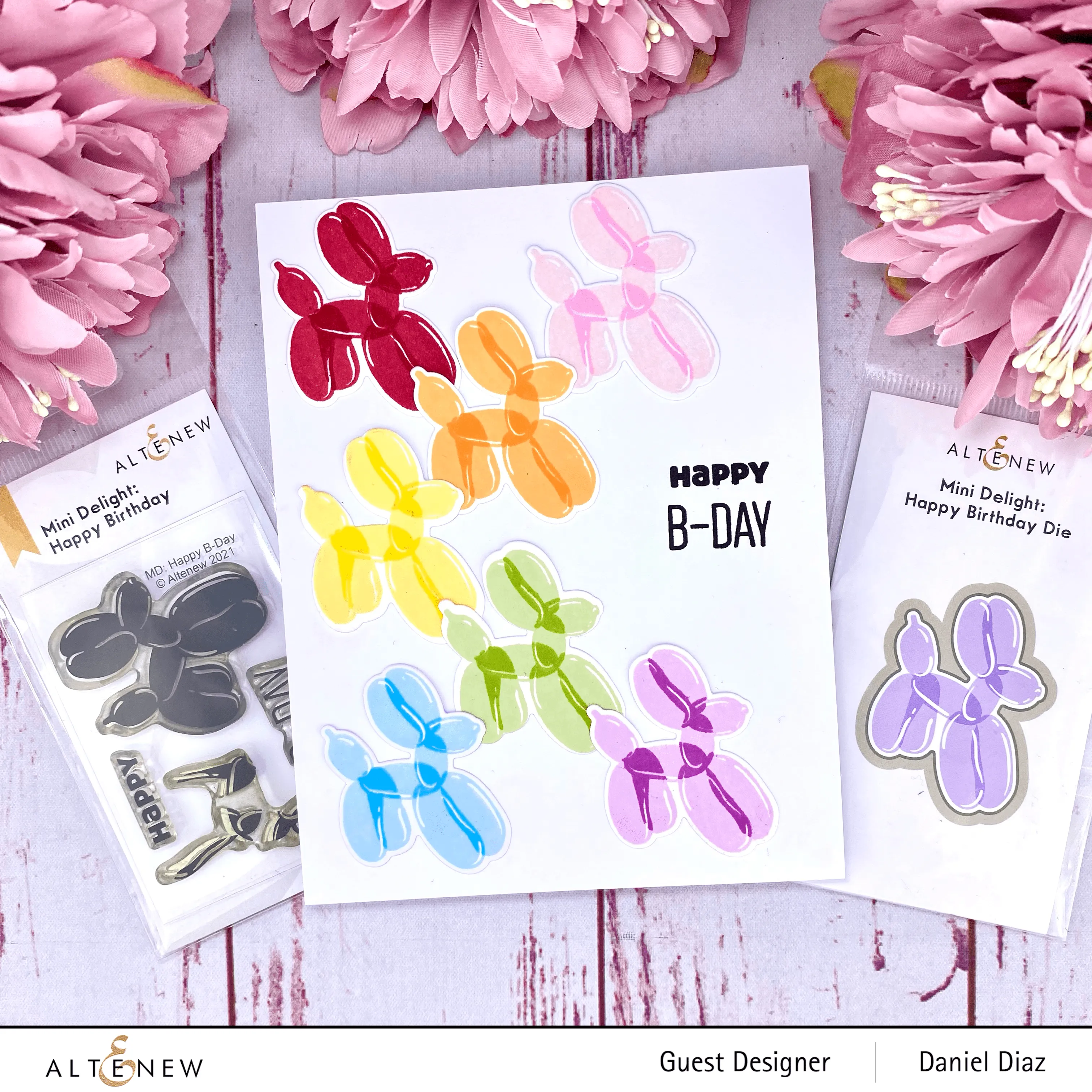 Mini Delight: Happy Birthday Stamp & Die Set