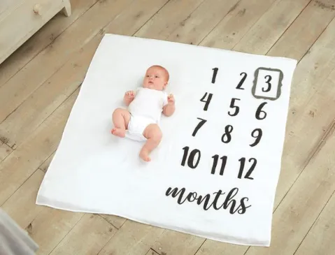 MONTHLY MILESTONE BLANKET SET