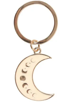 Moon Phase Crescent | KEYRING